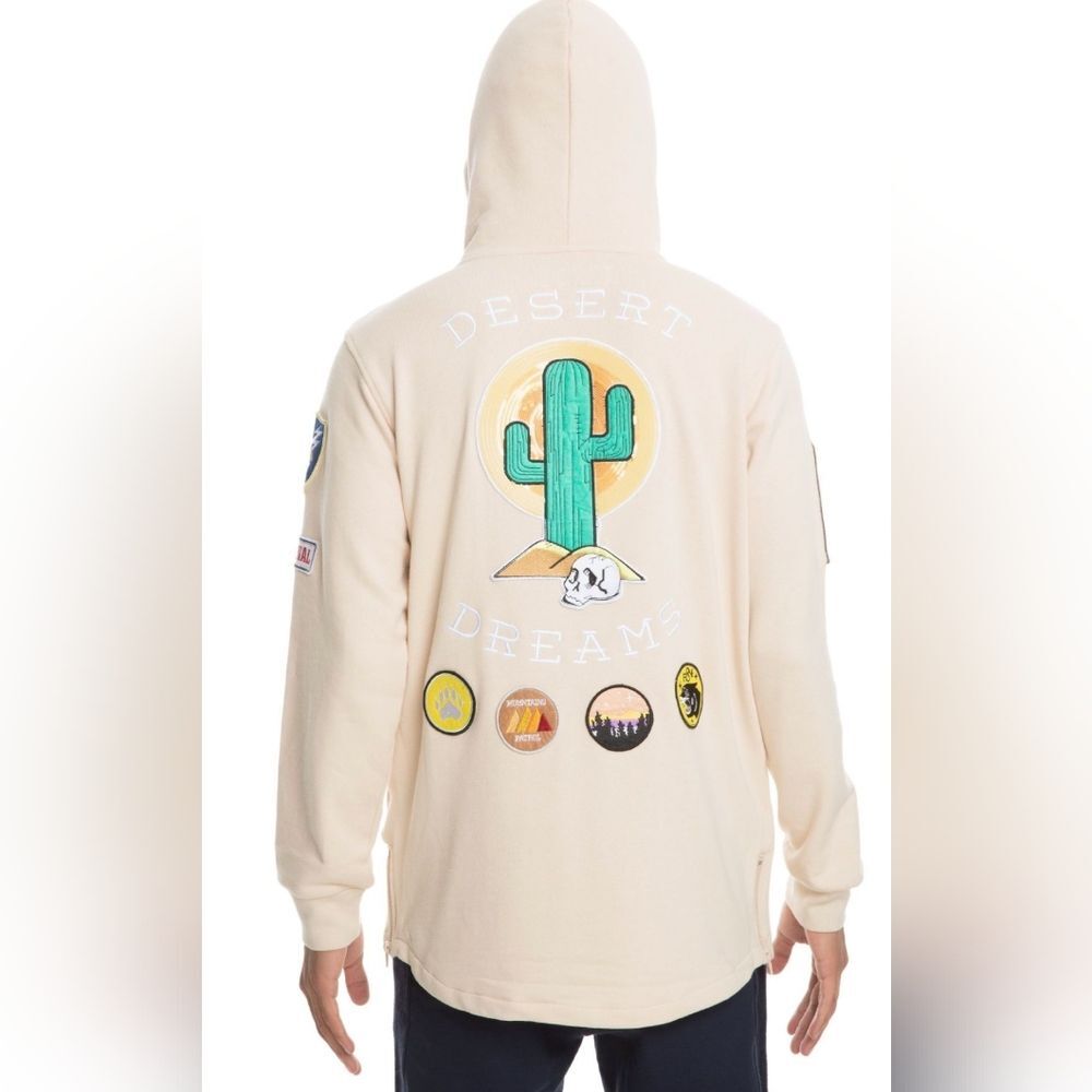 New Reasin The Tucson Fishtail Hood Full Zip Sweatshirt Jacket Big & Tall 3XL